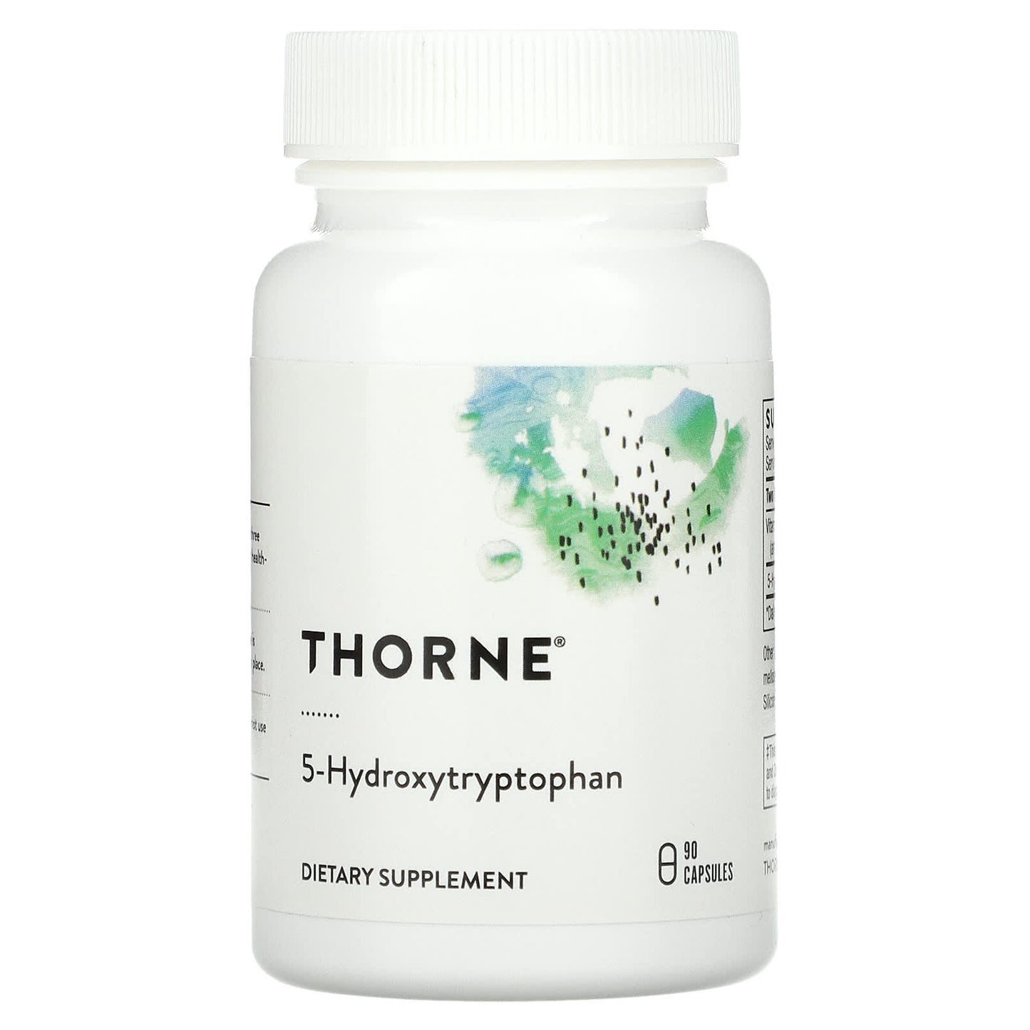 Thorne Research, 5-Hydroxytryptophan, 90 Thorne Research UPC 693749503026 | HiLife Vitamins