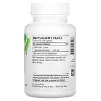 Thorne Research, L-Lysine, 60 Capsules UPC 693749516026 | HiLife Vitamins