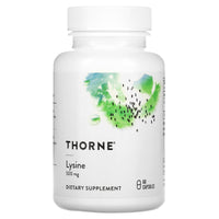 Thorne Research, L-Lysine, 60 Capsules UPC 693749516026 | HiLife Vitamins