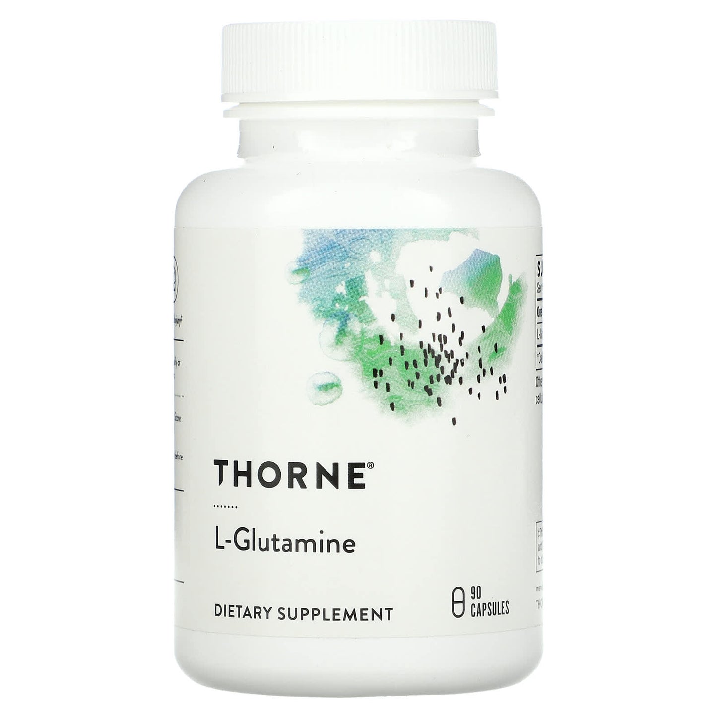 Thorne Research, L-Glutamine, 90 Capsules UPC 693749518020 | HiLife Vitamins