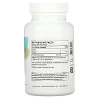 Thorne Research, Phosphatidyl Choline, 60 GelCaps UPC 693749605010 | HiLife Vitamins