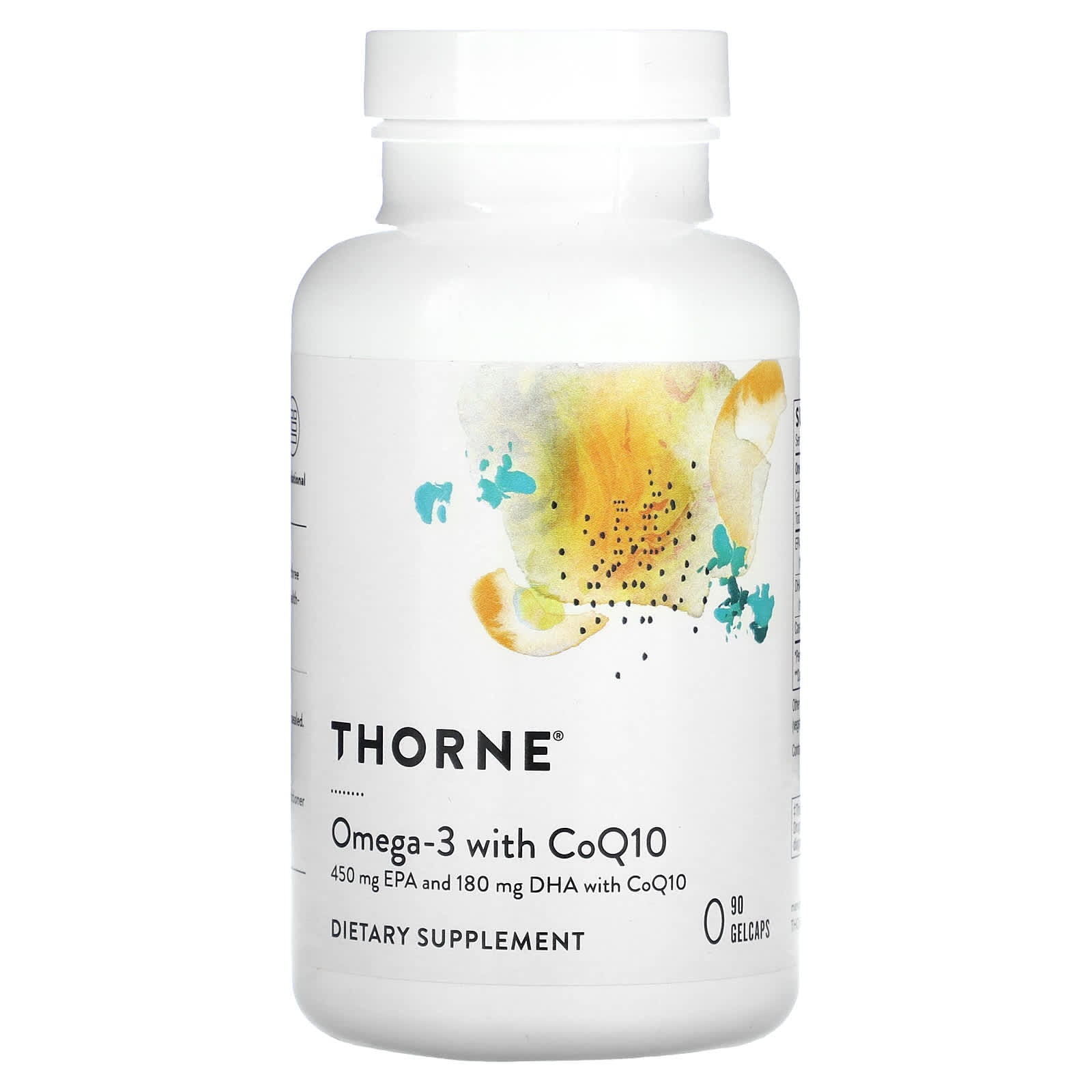 Thorne Research, Omega-3 With Coq10, 90 Capsules UPC 693749616030 | HiLife Vitamins
