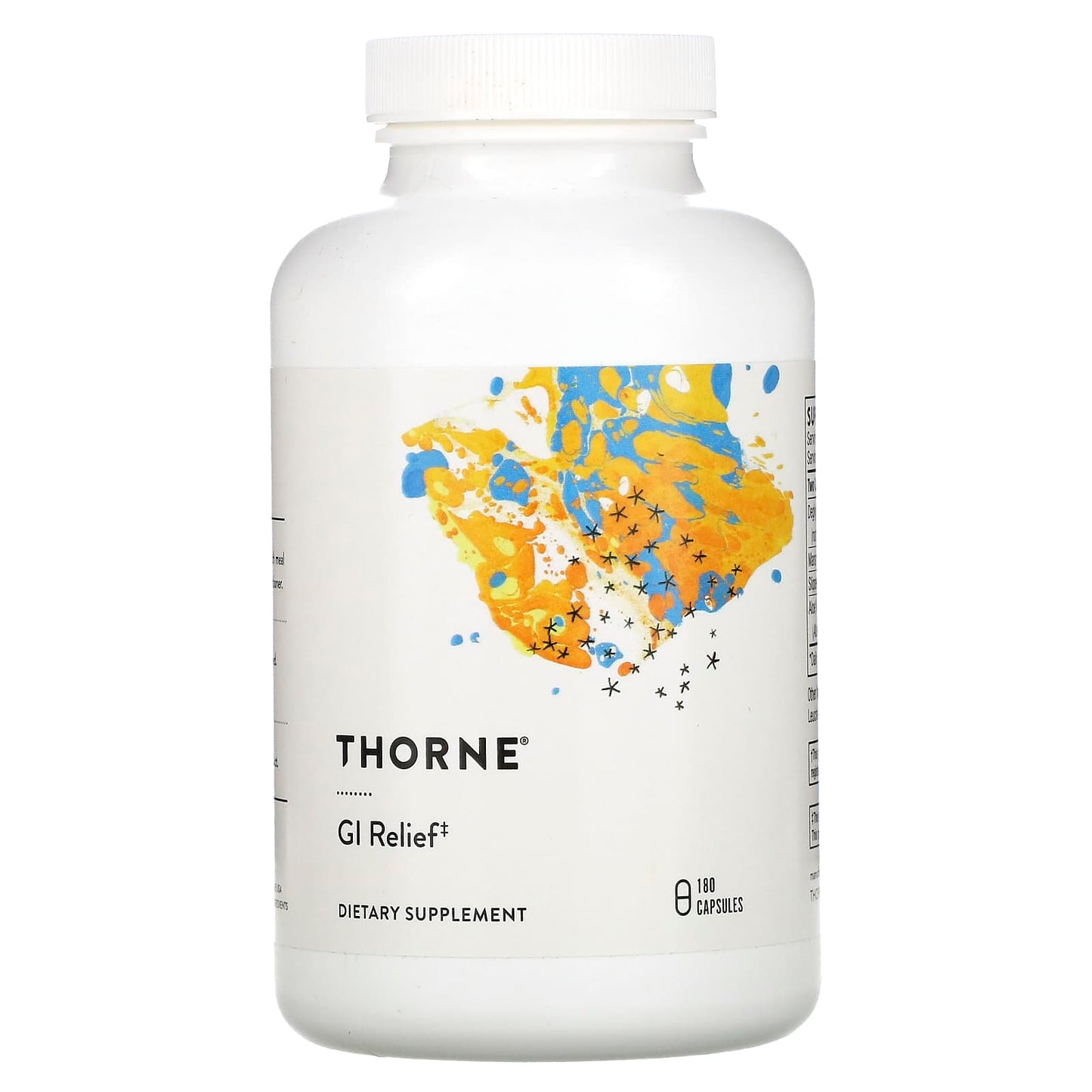 Thorne Research, GI Relief (formerly GI-Encap), 180 Capsules UPC 693749714019 | HiLife Vitamins