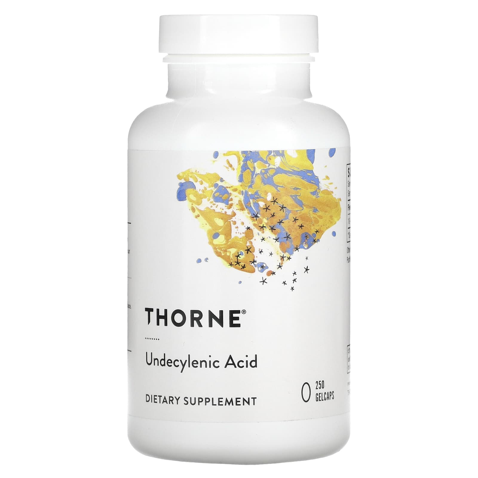 Thorne Research, Undecylenic Acid (formerly Formula SF722), 250 Gelcaps UPC 693749722014 | HiLife Vitamins