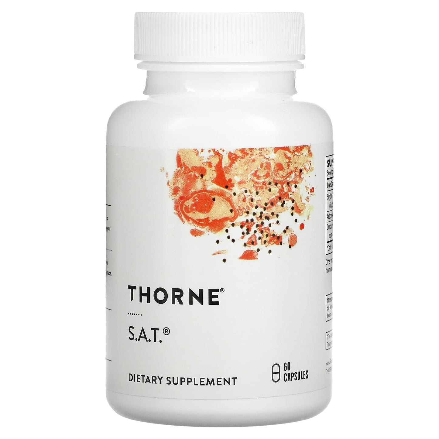 Thorne Research, S.A.T.®, 60 Capsules UPC 693749732020 | HiLife Vitamins