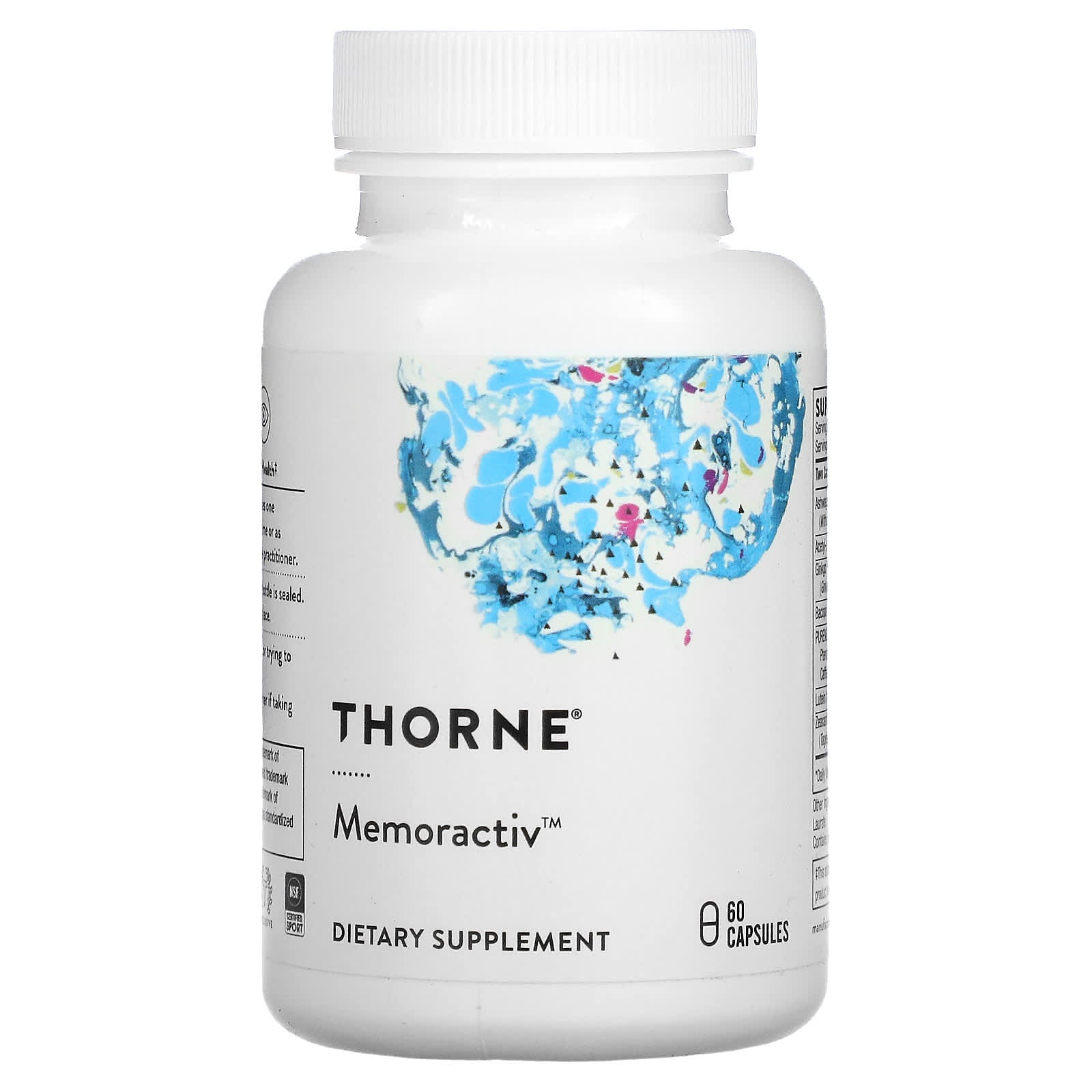 Thorne Research, Memoractiv, 60 Capsules UPC 693749737025 | HiLife Vitamins