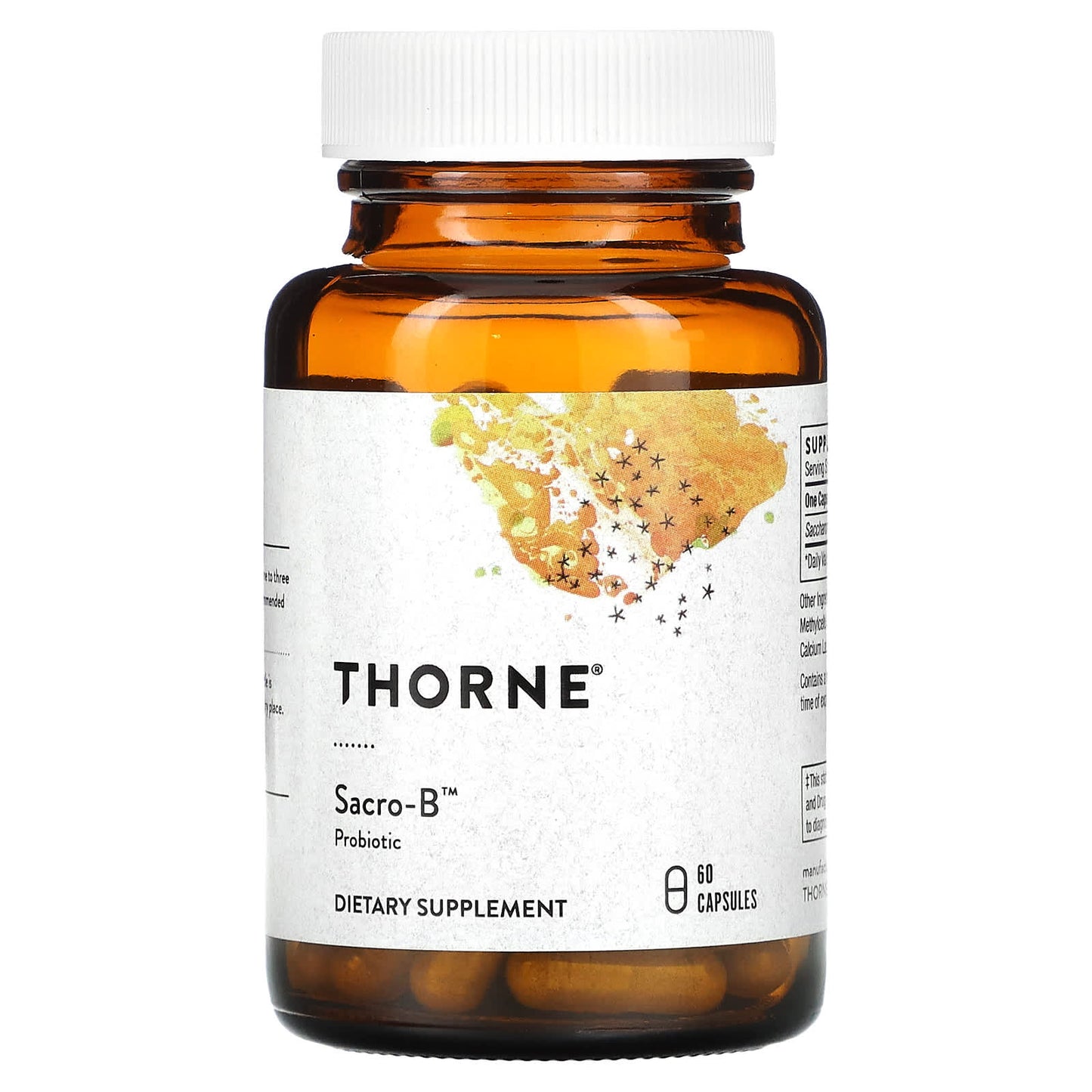 Thorne Research, Sacro-B, 60 Capsules UPC 693749757030 | HiLife Vitamins