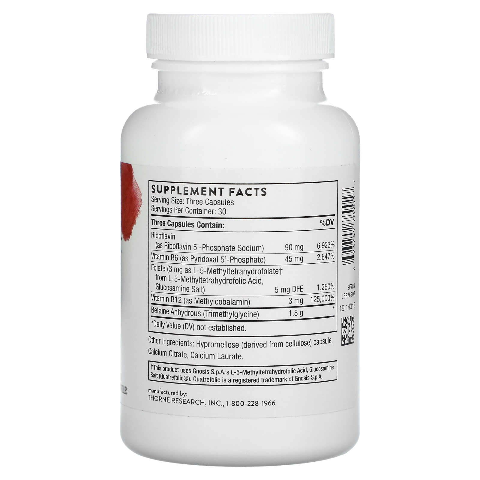 Thorne Research, Methyl-Guard Plus, 90 Capsules UPC 693749789017 | HiLife Vitamins