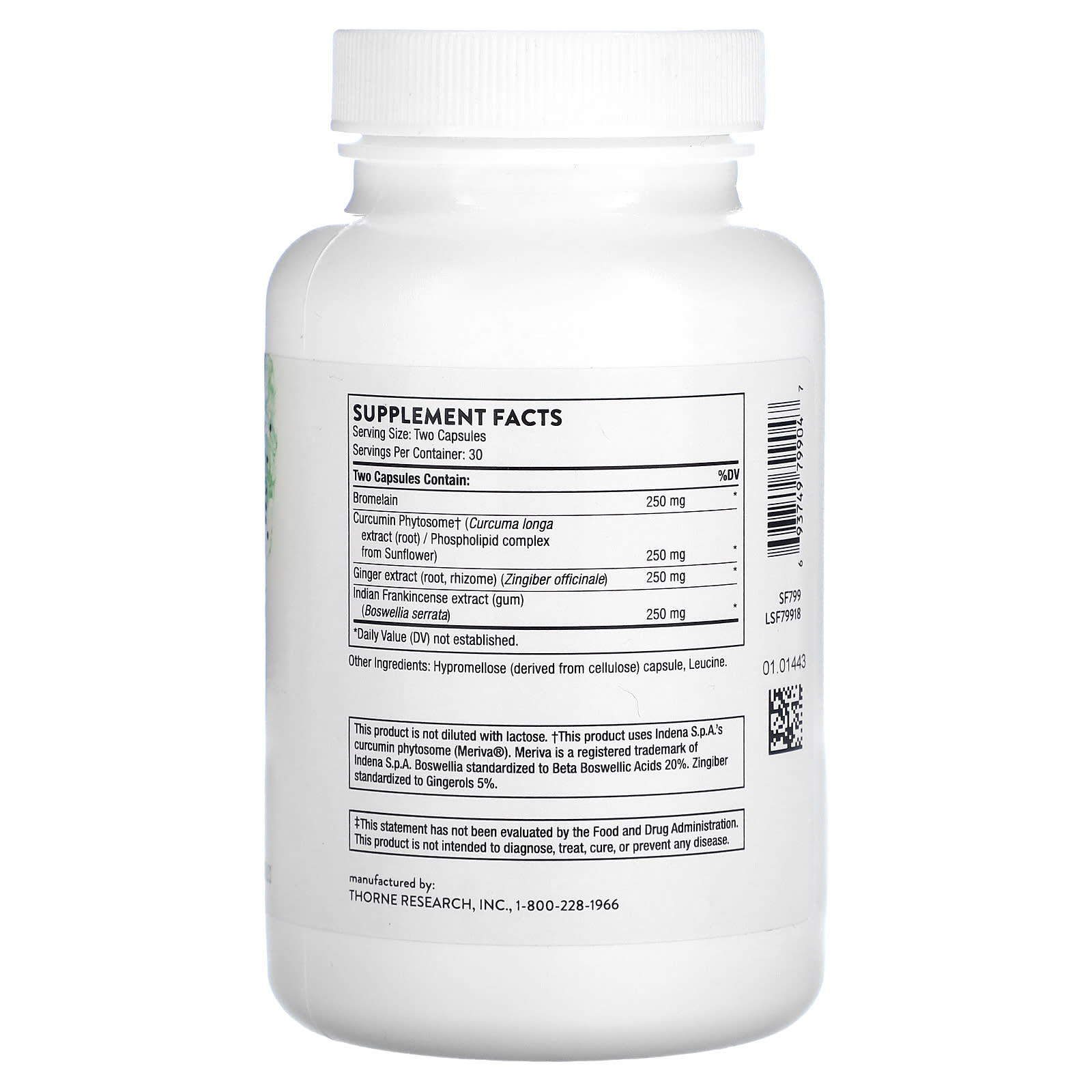 Thorne Research, Phytoprofen, 60 Capsules UPC 693749799047 | HiLife Vitamins