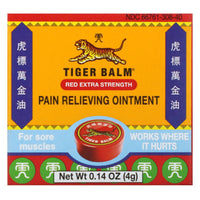 Tiger Balm, Tiger Balm Red, 0.14 Oz UPC 039278200300 | Hilife Vitamins