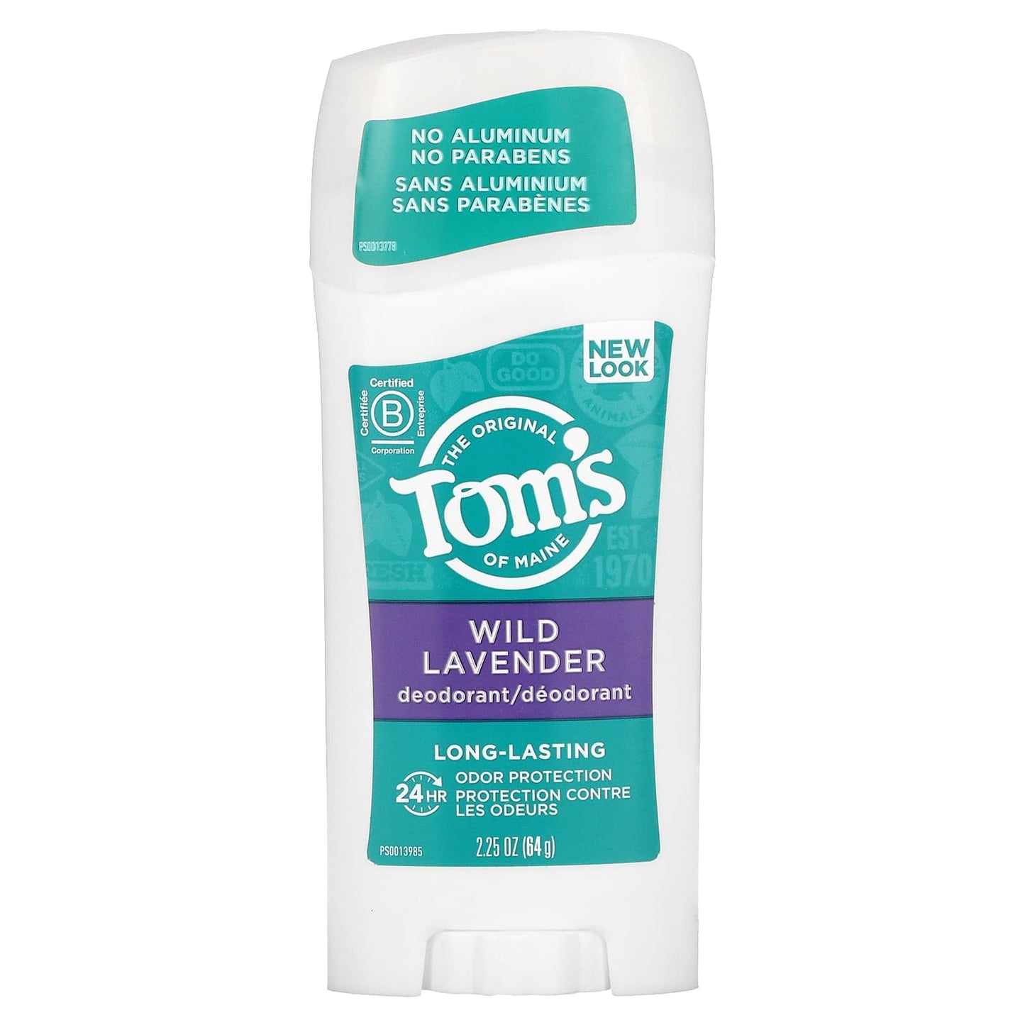 Tom’s Of Maine, Deodorant Stick Long Lasting Lavender, 2.25 Oz UPC 077326612255 | HiLife Vitamins