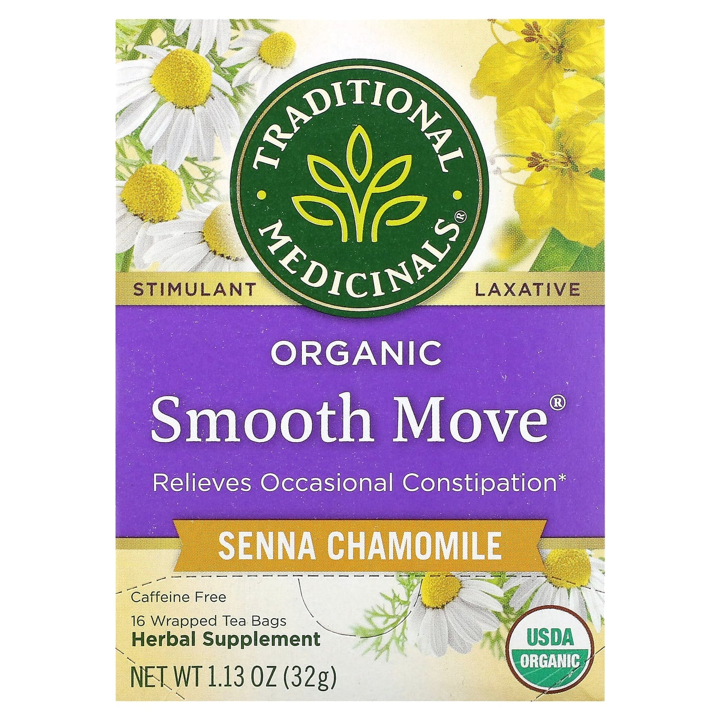 Traditional, Smooth Move Chamomile Tea, 16 UPC 032917002013 | Hilife Vitamins