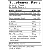 Transformation Enzyme, Thyroid Complex, 60 Capsules - 632889302113 | Hilife Vitamins