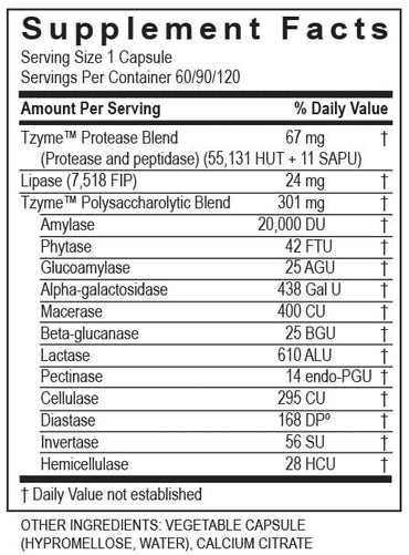 Transformation Enzyme, Digest, 120 Capsules UPC 632889400352 | HiLife Vitamins