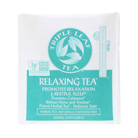 TRIPLE LEAF TEA, Relaxing Tea, 20 BAG UPC 023991000033 | Hilife Vitamins