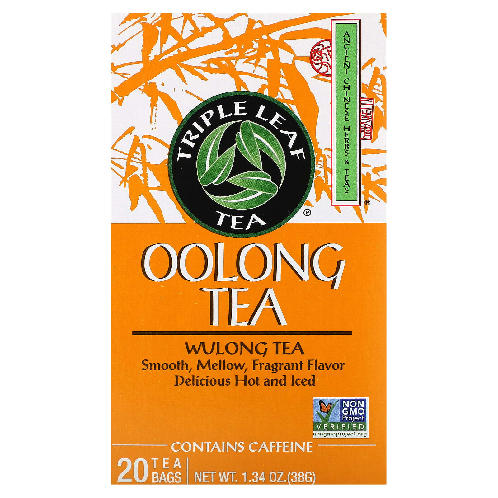 TRIPLE LEAF TEA, Oolong Tea (Wulong Tea), 20 BAG UPC 023991000200 | Hilife Vitamins