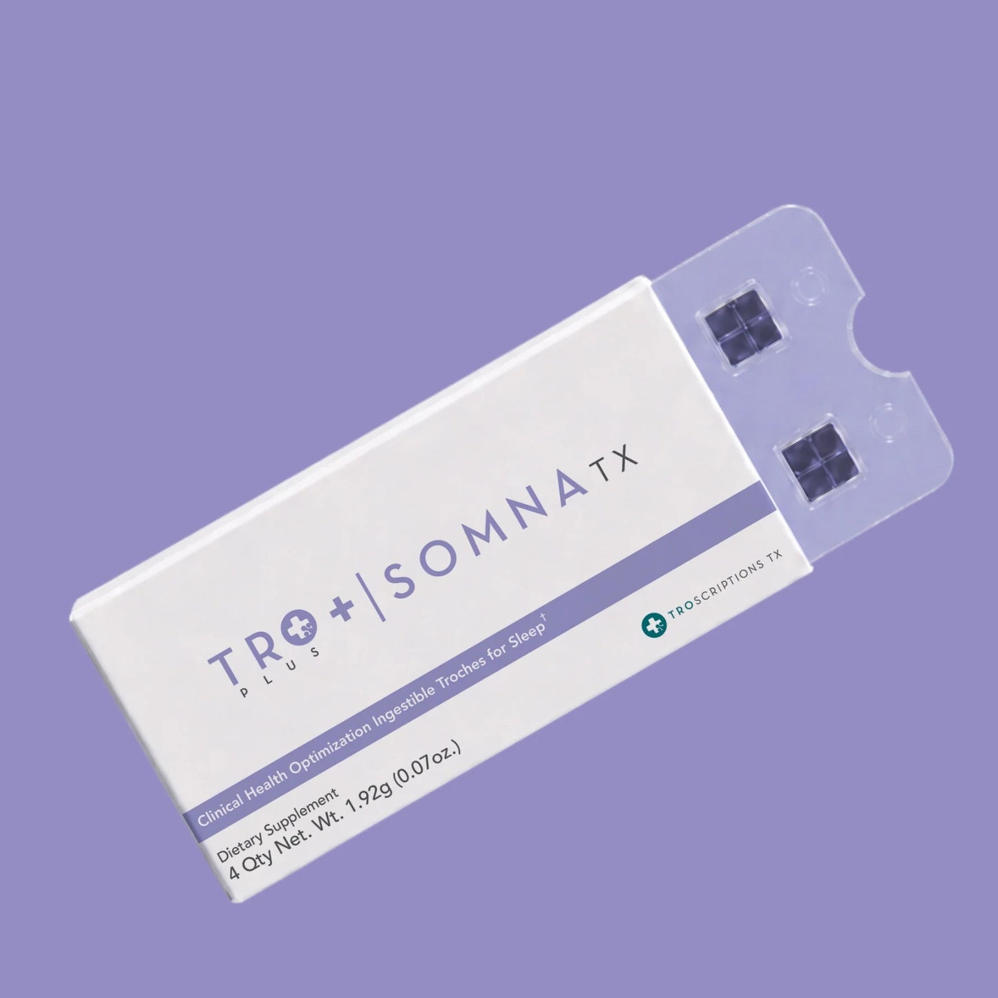 Troscriptions, Tro+ Somna™ †, 4 Troches UPC 850061163028 | Hilife Vitamins