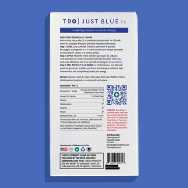 Troscriptions, Just Blue™, 4 Troches UPC 860003592717 | HiLife Vitamins