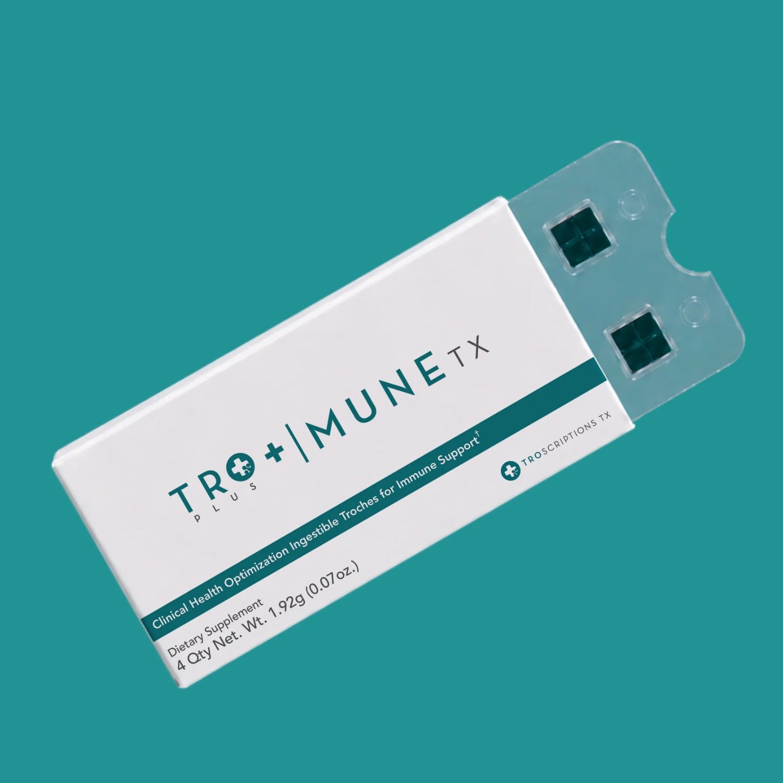 Troscriptions, Tro+ Mune™ †, 4 Troches UPC 860003592779 | Hilife Vitamins