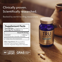 Tru Niagen, Tru Niagen® Pro 1,000mg, 60 Vegetarian Capsules UPC 850015311802 | Hilife Vitamins