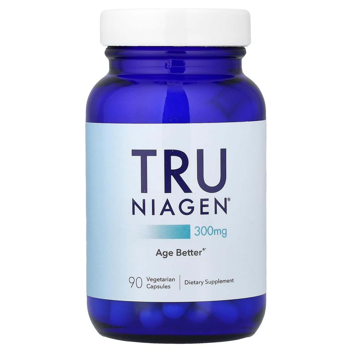 Tru Niagen, Age Better®, Nicotinamide Riboside (NR), 300 mg, 90 Vegetarian Capsules UPC 850015311895 | Hilife Vitamins
