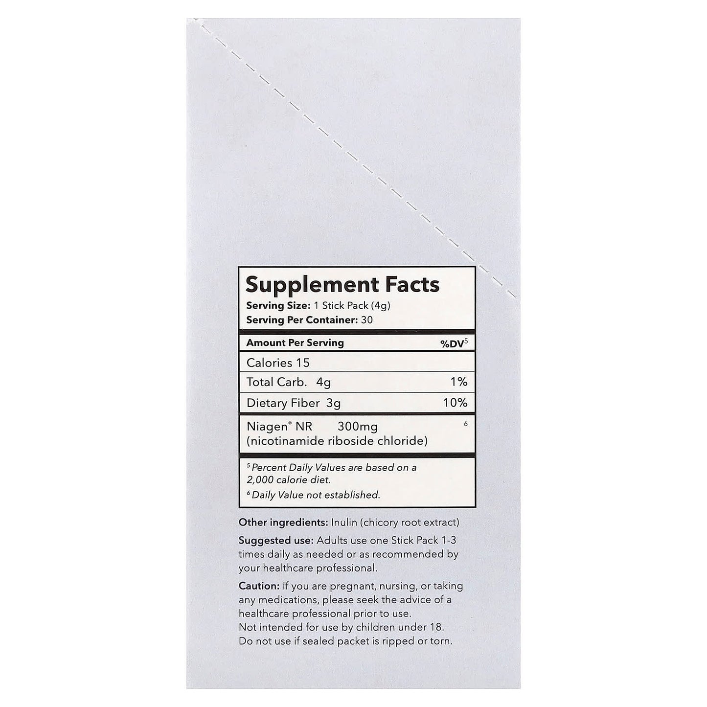 Tru Niagen, NAD+, Nicotinamide Riboside, Unflavored, 30 Stick Packs, 0.14 oz (4 g) Each UPC 856029008226 | Hilife Vitamins