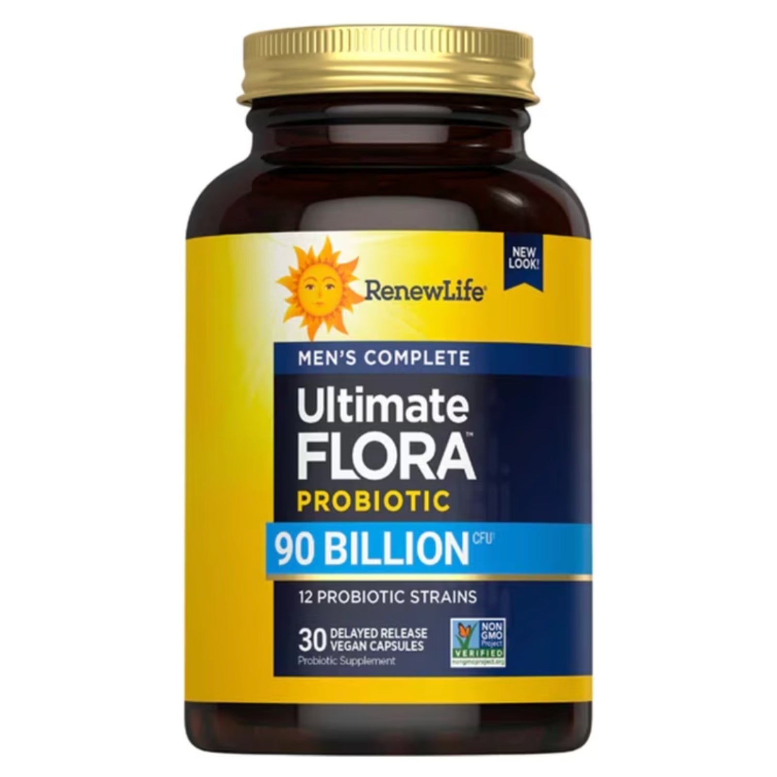 Renew Life, Men’s Care Probiotic, 90 Billion CFU, 30 Vegetarian Capsules UPC 631257121257 | HiLife Vitamins