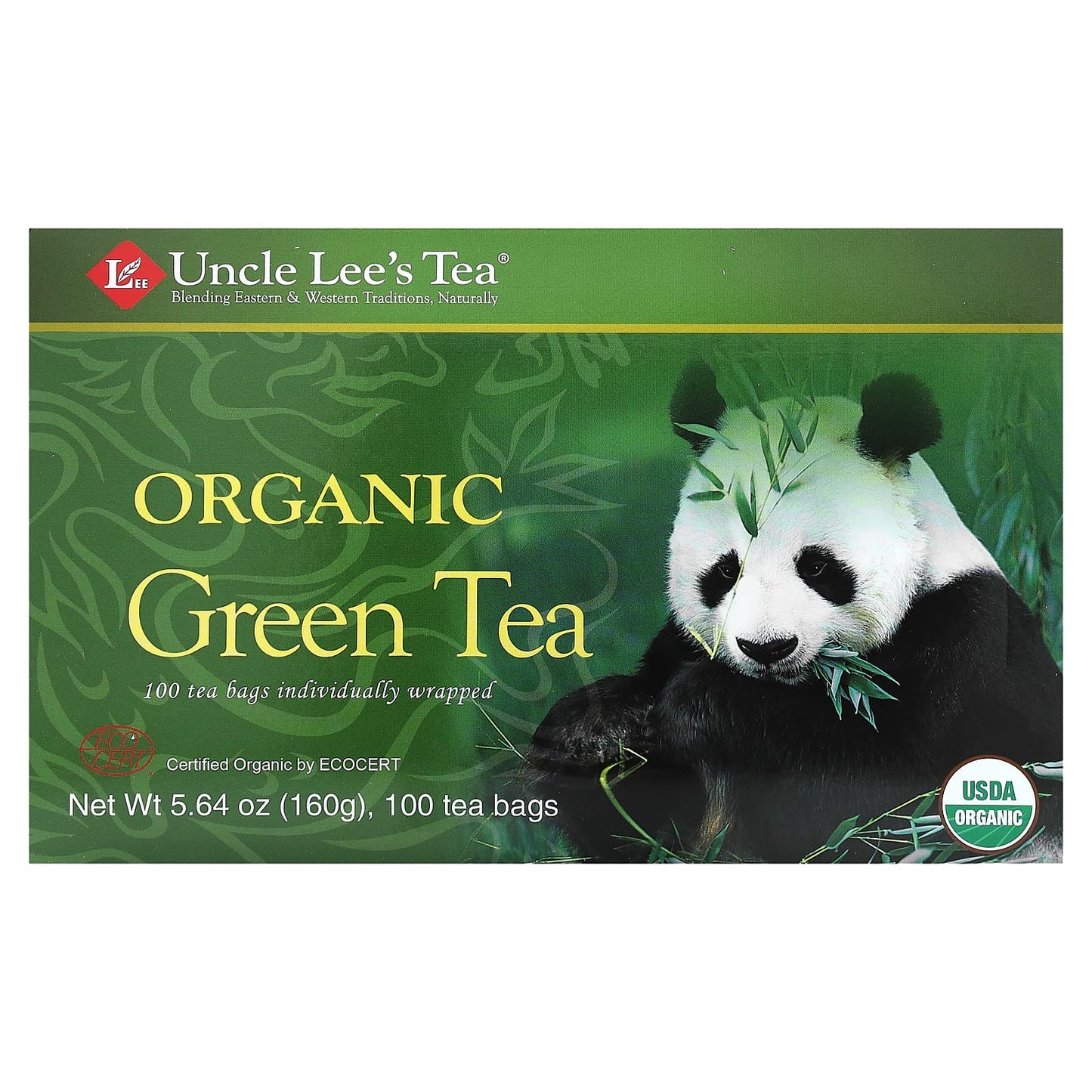 Uncle Lees Teas, Organic Green Tea, 100 UPC 892241000686 | Hilife Vitamins