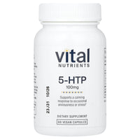Vital Nutrients, 5-HTP, 100 mg, 60 Capsules UPC 693465110119 | HiLife Vitamins