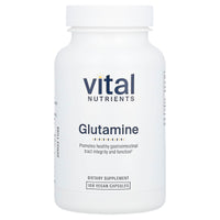 Vital Nutrients, Glutamine, 100 Vegan Capsules UPC 693465113110 | HiLife Vitamins