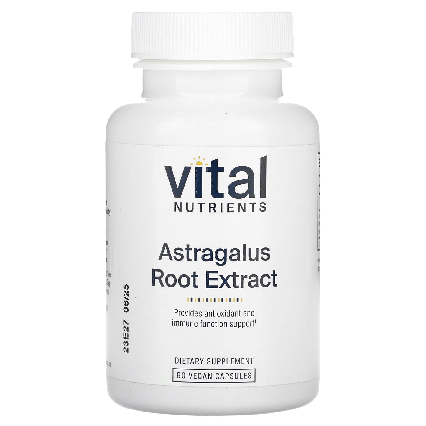 Vital Nutrients, Astragalus Root Extract, 90 Vegan Capsules UPC 693465201114 | HiLife Vitamins