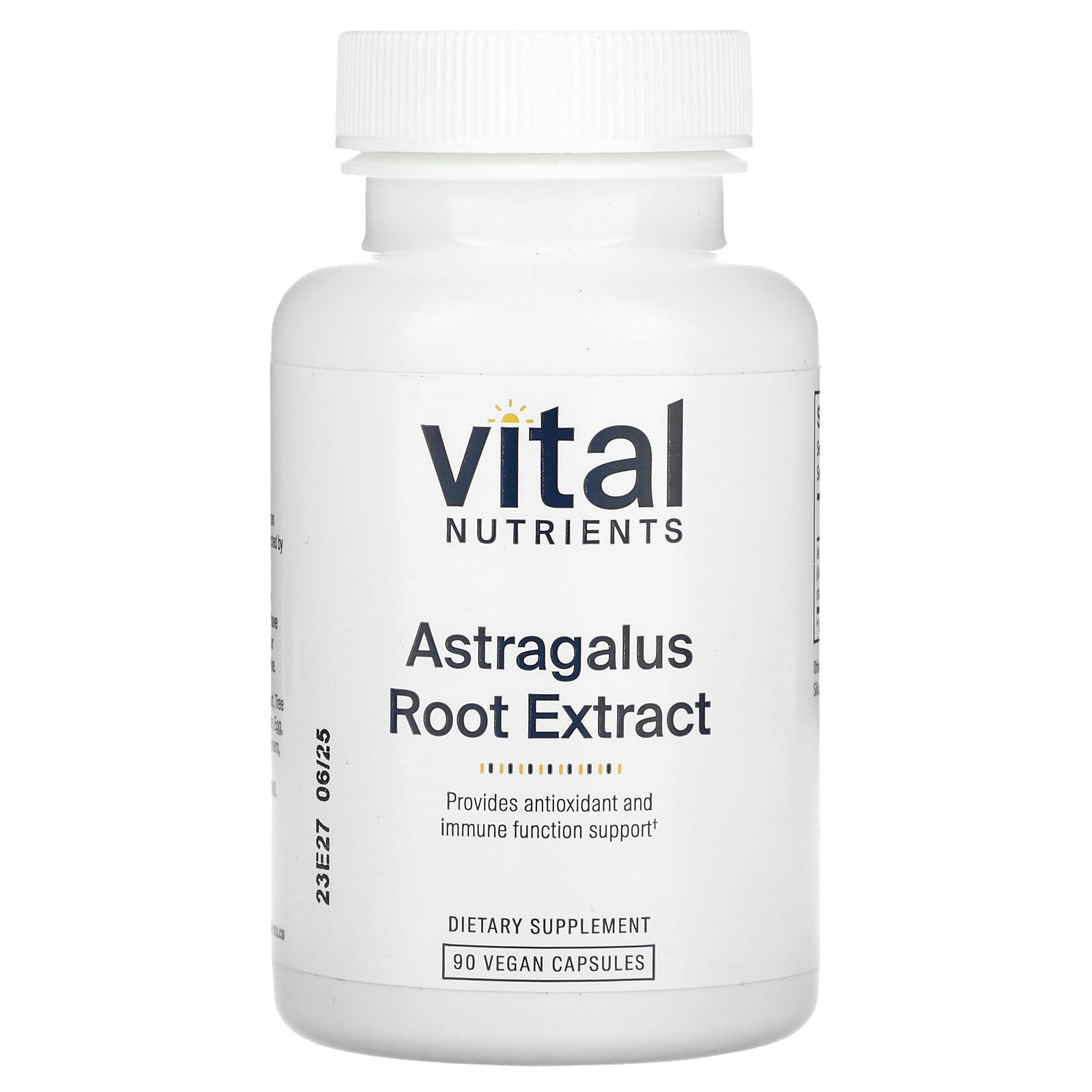 Vital Nutrients, Astragalus Root Extract, 90 Vegan Capsules UPC 693465201114 | HiLife Vitamins