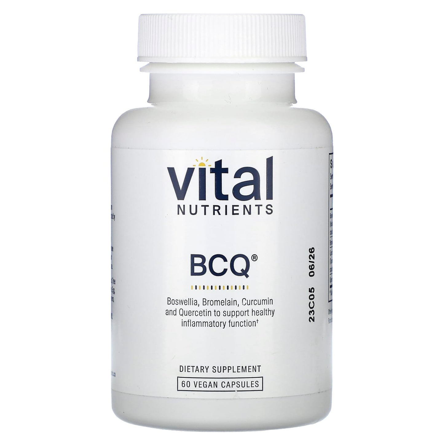 Vital Nutrients, BCQ, 60 Vegan Capsules - 693465202111 | Hilife Vitamins