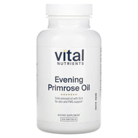 Vital Nutrients, Evening Primrose Oil, 250 Softgels UPC 693465210215 | HiLife Vitamins