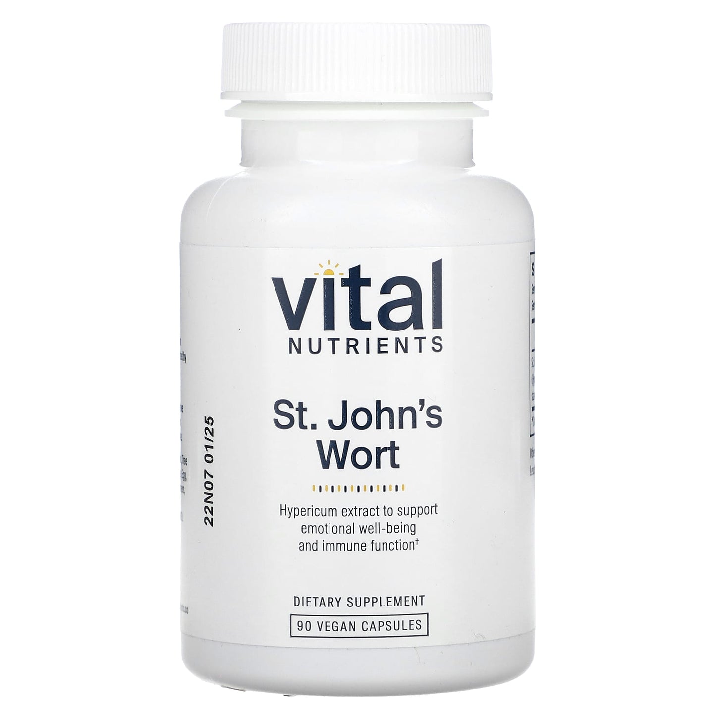 Vital Nutrients, St. John's Wort, 90 Vegan Capsules UPC 693465223116 | HiLife Vitamins