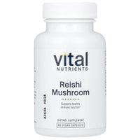 Vital Nutrients, Reishi Mushroom, 60 Vegan Capsules UPC 693465230114 | HiLife Vitamins