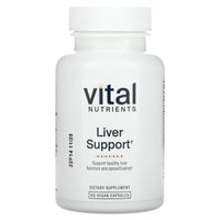 Vital Nutrients, Liver Support, 60 Vegan Capsules UPC 693465235119 | HiLife Vitamins