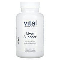 Vital Nutrients, Liver Support, 120 Vegan Capsules UPC 693465235218 | HiLife Vitamins