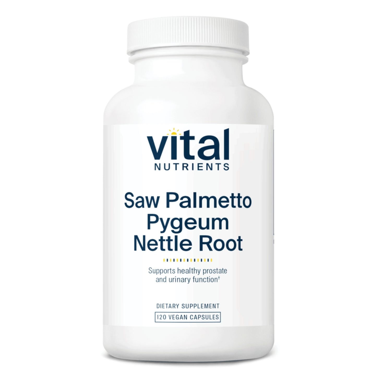 Vital Nutrients, Saw Palmetto Pygeum Nettle Root, 120 Vegan Capsules UPC 693465237212 | HiLife Vitamins