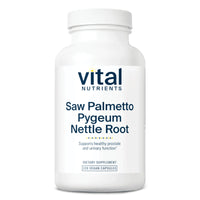 Vital Nutrients, Saw Palmetto Pygeum Nettle Root, 120 Vegan Capsules UPC 693465237212 | HiLife Vitamins