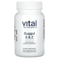 Vital Nutrients, Guggul E & Z, 60 Vegan Capsules UPC 693465245118 | HiLife Vitamins
