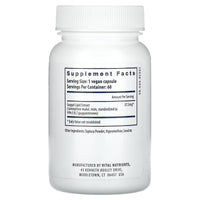 Vital Nutrients, Guggul E & Z, 60 Vegan Capsules UPC 693465245118 | HiLife Vitamins