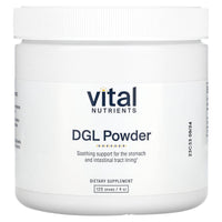 Vital Nutrients, DGL Powder, 4 oz (120 g) UPC 693465248119 | HiLife Vitamins