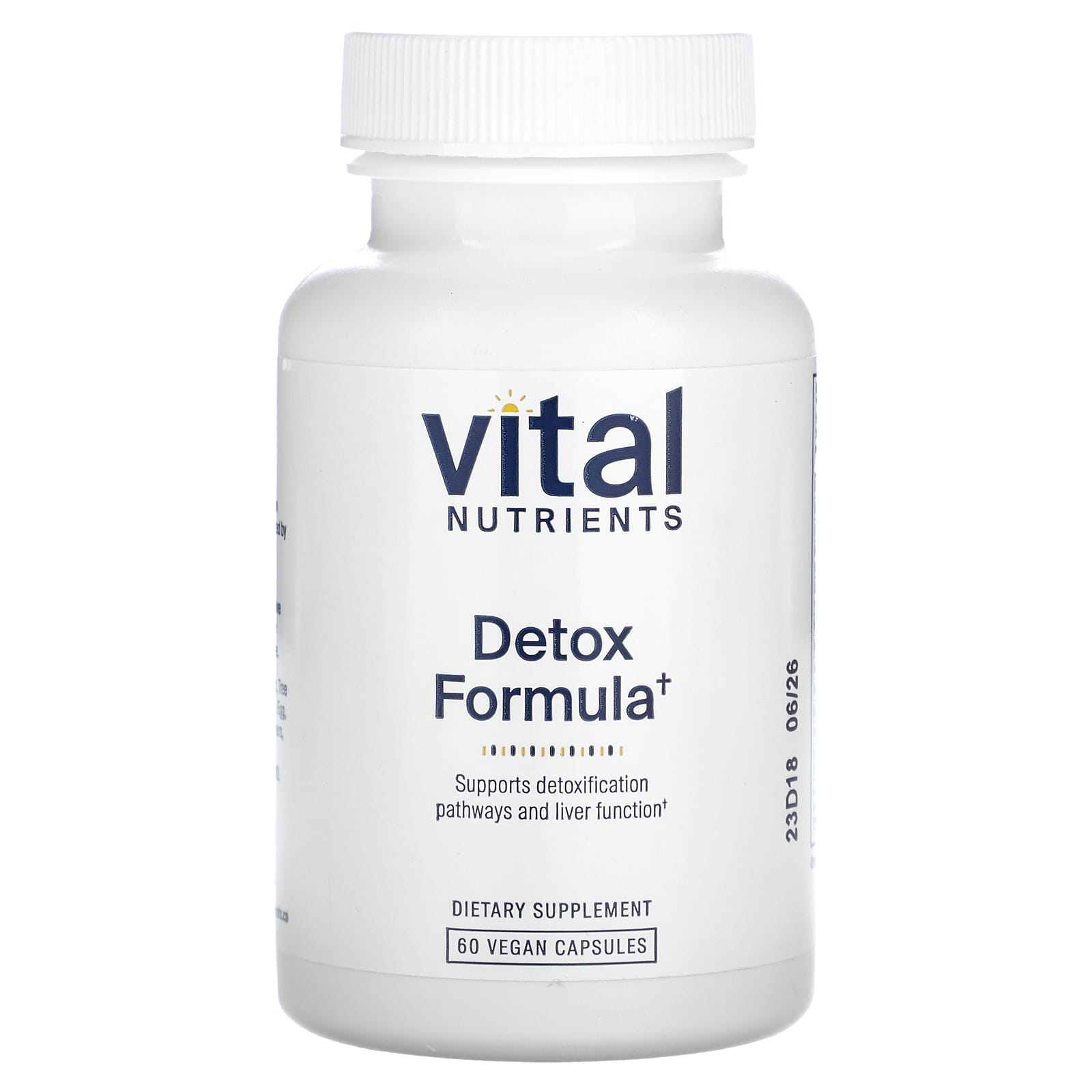 Vital Nutrients, Detox Formula, 60 Vegan Capsules UPC 693465255117 | HiLife Vitamins