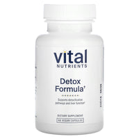 Vital Nutrients, Detox Formula, 60 Vegan Capsules UPC 693465255117 | HiLife Vitamins