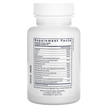 Vital Nutrients, Detox Formula, 60 Vegan Capsules UPC 693465255117 | HiLife Vitamins