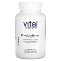 Vital Nutrients, Rhodiola Rosea, 120 Vegan Capsules UPC 693465257210 | HiLife Vitamins