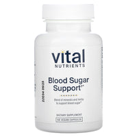 Vital Nutrients, Blood Sugar Support, 60 Vegan Capsules UPC 693465258118 | HiLife Vitamins
