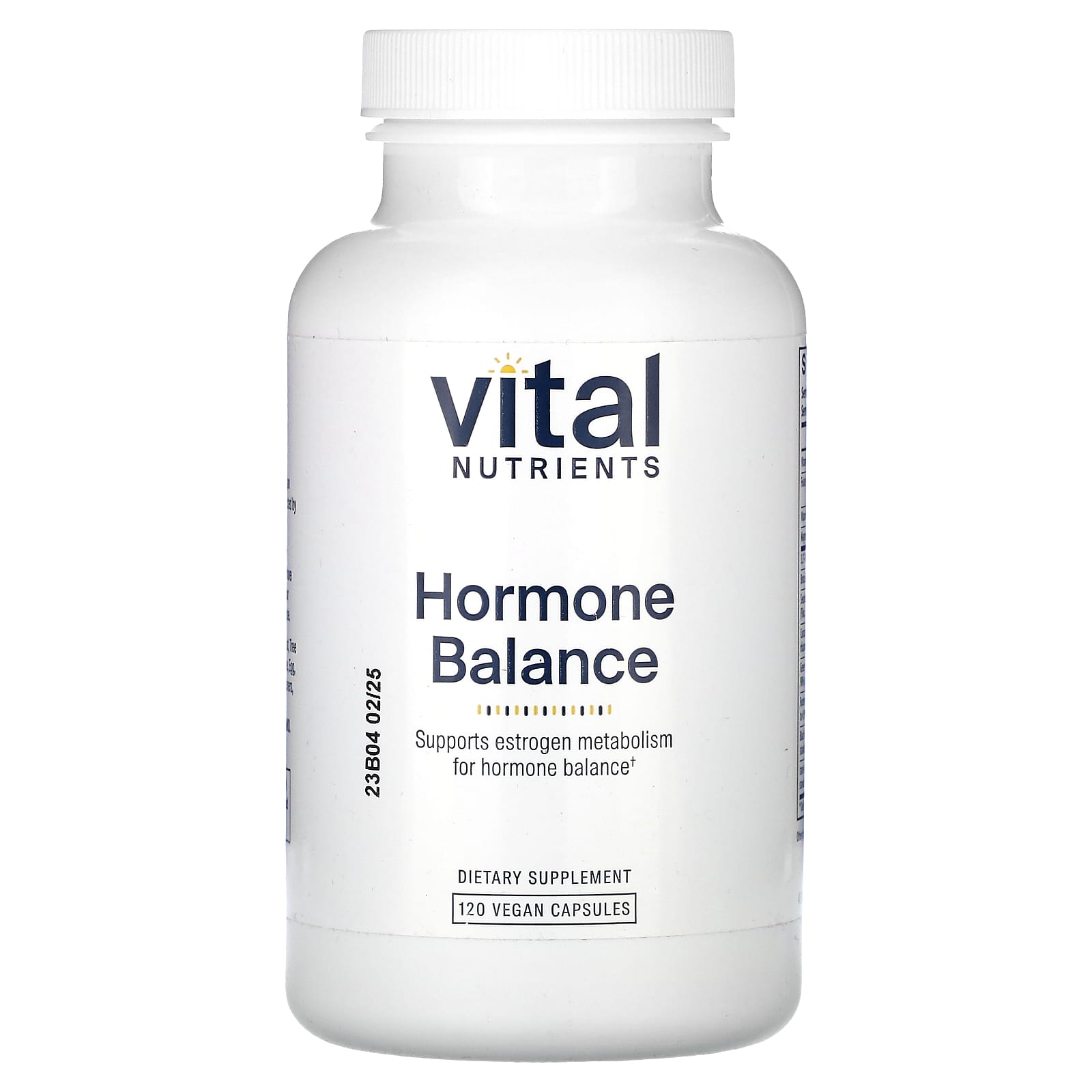 Vital Nutrients, Hormone Balance, 120 Vegan Capsules UPC 693465266113 | HiLife Vitamins