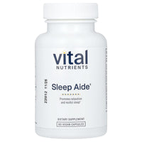 Vital Nutrients, Sleep Aide, 60 Vegan Capsules UPC 693465269114 | HiLife Vitamins
